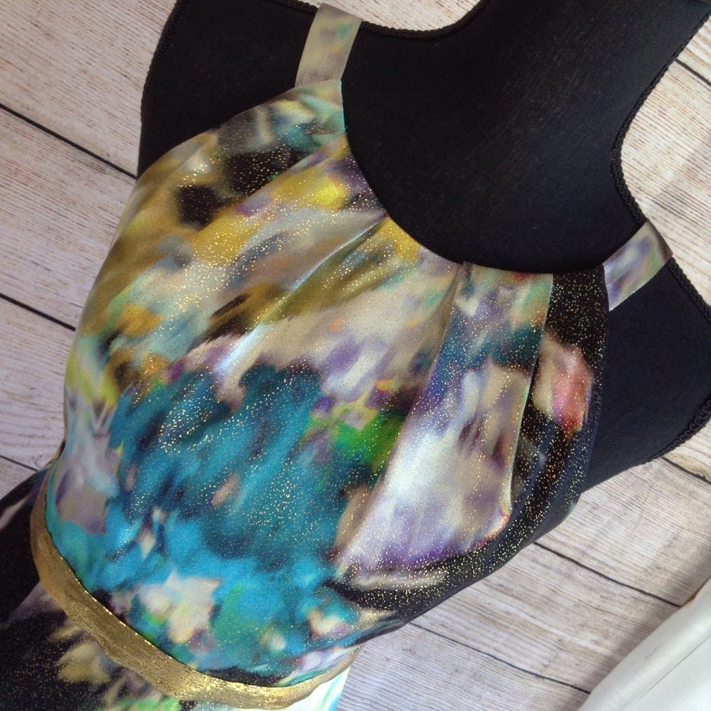 Elie Tahari Watercolor Dress - Picture 6 of 17